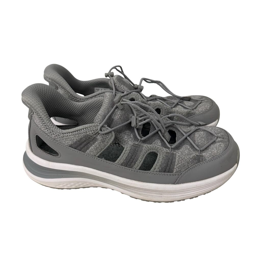 Orthofeet Sandals Womens Size 11.5 D Wide Venus Hands Free Gray Comfort